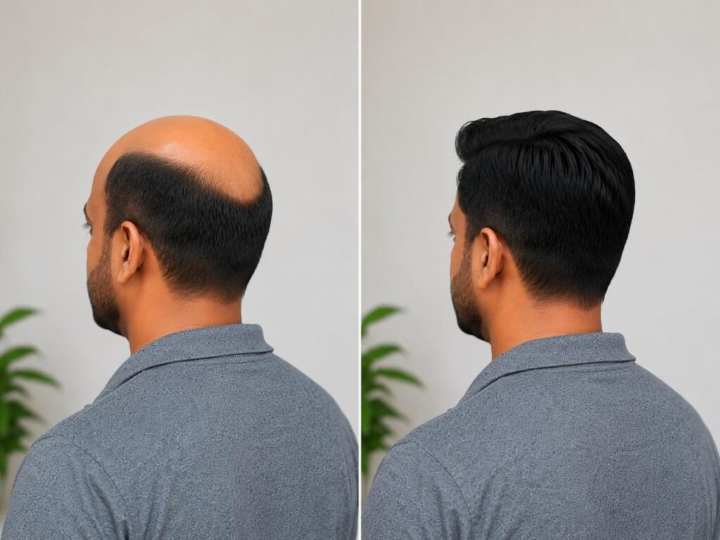 non-surgical hair replacement in Bangalore